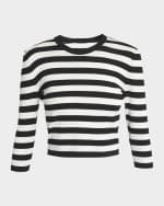 Image 1 of 6: Dolce&Gabbana Fitted Stripe Top