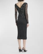 Image 4 of 6: Dolce&Gabbana Polka-Dot Tulle Wrap Top