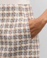 Image 6 of 6: Veronica Beard Roman Tweed Mini Skirt