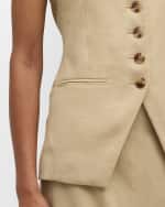 Image 6 of 7: Veronica Beard Liff Suiting Vest