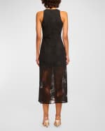 Image 2 of 3: Ramy Brook Olga Embroidered Midi Dress