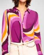 Image 4 of 4: Ramy Brook Louella Button-Front Shirt