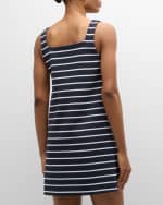 Image 4 of 6: Veronica Beard Tibbie Stripe Mini Shift Dress