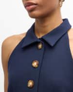 Image 6 of 7: Veronica Beard Orlinda Button-Front Vest