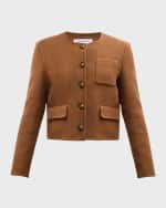 Image 1 of 6: Veronica Beard Lyssa Wool-Blend Jacket