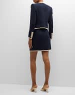 Image 3 of 6: Veronica Beard Roman Tweed Mini Skirt