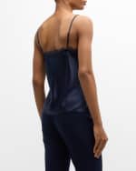 Image 5 of 6: Veronica Beard Ciarlo Sleeveless Lace-Trim Top