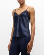 Image 3 of 6: Veronica Beard Ciarlo Sleeveless Lace-Trim Top