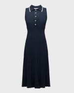 Image 1 of 6: Veronica Beard Meralda Sleeveless Pleated Midi Dress
