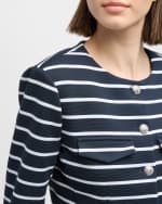 Image 6 of 7: Veronica Beard Kensington Stripe Jacket