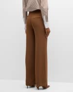 Image 4 of 6: Veronica Beard Edia Tailored Wide-Leg Pants
