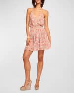 Image 1 of 3: Ramy Brook Liza Halter Mini Dress