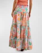 Image 2 of 4: Rails Agatha Floral Tiered Maxi Dress