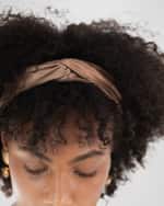 Image 2 of 3: Jennifer Behr Twist Silk Headband