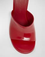 Image 4 of 6: Jacquemus Les Doubles Mules Patent Sandals