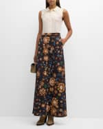 Image 5 of 6: DOROTHEE SCHUMACHER Floral Ease II Printed Linen Maxi Skirt