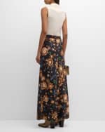 Image 3 of 6: DOROTHEE SCHUMACHER Floral Ease II Printed Linen Maxi Skirt