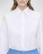 Image 3 of 4: CALLAS Milano Brooks Button-Down Stretch Cotton Shirt