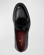 Image 5 of 5: Bruno Magli Men's Biagio Leather Double Monk Loafers