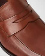 Image 3 of 5: Bruno Magli Men's Maioco Napa Penny Loafers