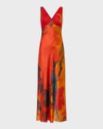 Image 2 of 5: SIR Lush V-Neck Slip Dress