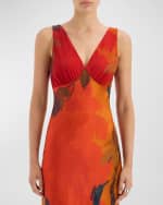 Image 5 of 5: SIR Lush V-Neck Slip Dress