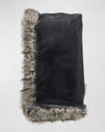 Image 1 of 3: Fabulous Furs Weighted Luxury Faux Fur Throw Blanket