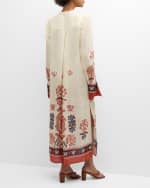 Image 4 of 6: A.L.C. Kacey Kaftan-Style Maxi Dress