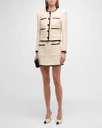 Image 7 of 8: Veronica Beard Darla Tailored Jacquard Jacket