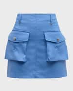 Image 1 of 6: Moschino Jeans Cargo Mini Skirt
