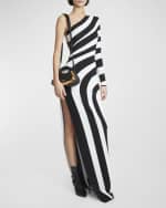 Image 2 of 6: Balmain Jolie Madam Small Top-Handle Bag in Quilted Faux Leather