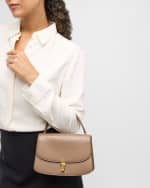 Image 2 of 6: THE ROW Sofia Top-Handle Bag in Shiny Leather