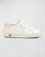 Image 1 of 5: Golden Goose Superstar Mixed Leather Low-Top Sneakers, Toddlers/Kids