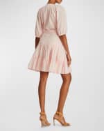 Image 2 of 3: Veronica Beard Dewey Tiered A-Line Mini Dress