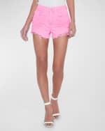 Image 5 of 5: L'Agence Clark High-Rise Denim Shorts