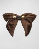Image 2 of 2: Lele Sadoughi Honeybee Embellished Bow Barrette