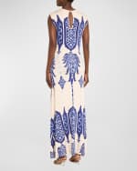 Image 3 of 5: Johanna Ortiz Cardinal Direction Printed Jersey Dress