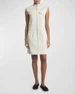Image 2 of 6: Proenza Schouler Erica Cotton Twill Suiting Mini Dress