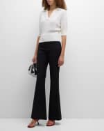 Image 2 of 6: Proenza Schouler Reeve Knit Polo Top