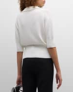Image 5 of 6: Proenza Schouler Reeve Knit Polo Top