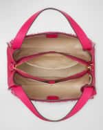 Image 3 of 3: kate spade new york knott tweed straw top-handle bag