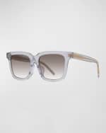Image 1 of 5: Givenchy GV Day Acetate Square Sunglasses
