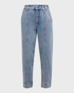 Image 1 of 6: PISTOLA Court Mid-Rise Relaxed Straight Jeans