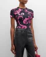 Image 3 of 6: Versace Jeans Couture Crewneck Logo T-Shirt