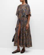 Image 1 of 6: Ulla Johnson Nocturne Margot Maxi Dress Coverup