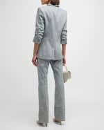 Image 3 of 6: Cinq a Sept Evelyn Two-Tone Flare Pants