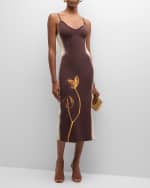 Image 2 of 6: PH5 Jasmine Floral-Print Midi Tank Dress