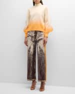 Image 5 of 6: PH5 Zahra Faux Denim Wide-Leg Pants