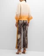 Image 3 of 6: PH5 Zahra Faux Denim Wide-Leg Pants