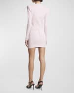 Image 3 of 7: Balmain Buttoned Knit Cropped Cardigan